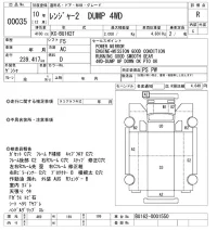 Hino RANGER лот № 35 оценка R  с аукциона в Японии 10