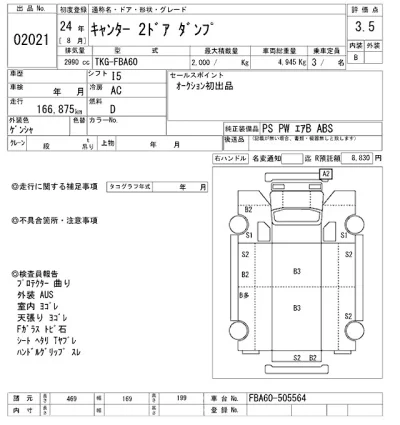 Mitsubishi FUSO TRUCK  с аукциона в Японии