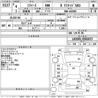 Daihatsu MIRA E S лот № 3127 оценка R  с аукциона в Японии 2
