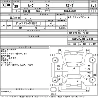 Daihatsu MOVE лот № 3130 оценка 3.5  с аукциона в Японии 2