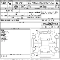 Volkswagen Golf лот № 5058 оценка RA  с аукциона в Японии 2