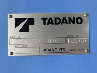 TADANO CRANE