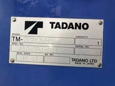 TADANO CRANE