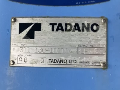 TADANO CRANE
