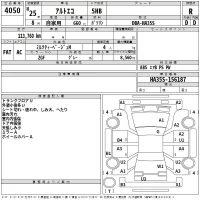 Suzuki ALTO ECO лот № 4050 оценка R  с аукциона в Японии 2