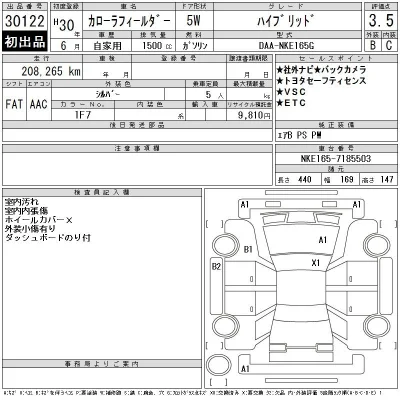 Toyota Corolla Fielder