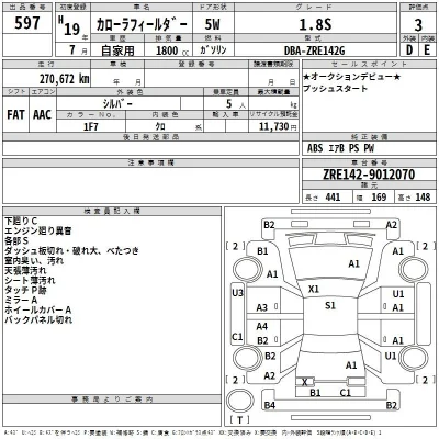 Toyota Corolla Fielder