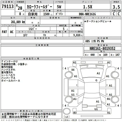 Toyota Corolla Fielder