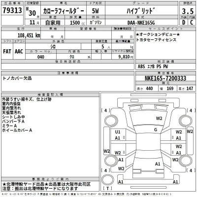 Toyota Corolla Fielder