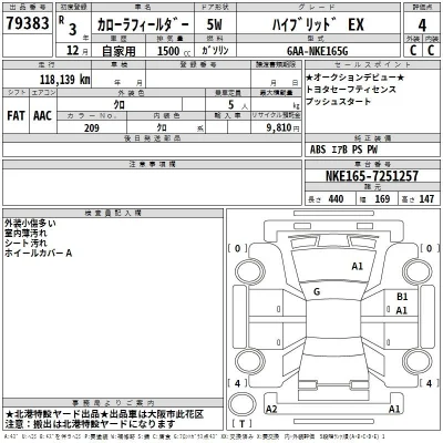 Toyota Corolla Fielder