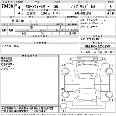 Toyota Corolla Fielder