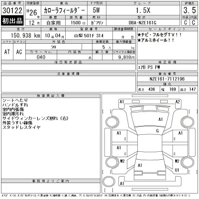 Toyota Corolla Fielder