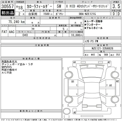 Toyota Corolla Fielder