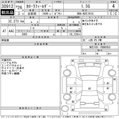 Toyota Corolla Fielder