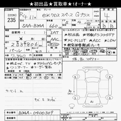 Mitsubishi EK X SPACE