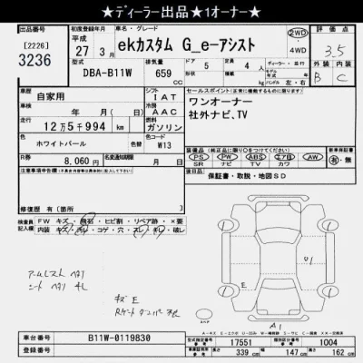 Mitsubishi EK CUSTOM