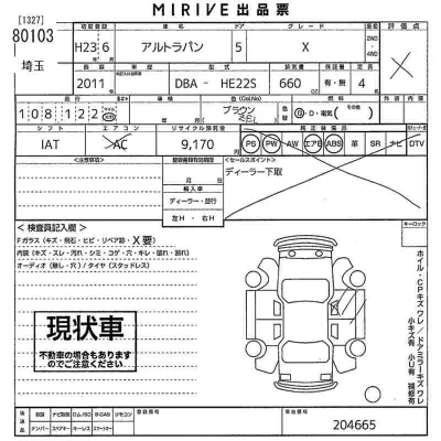 Suzuki ALTO LAPIN