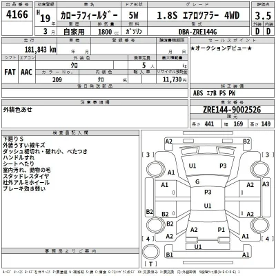 Toyota Corolla Fielder