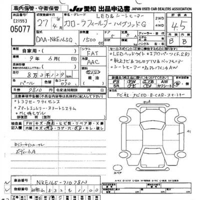 Toyota Corolla Fielder