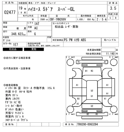 Toyota HiAce Van