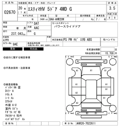Toyota Estima Hybrid