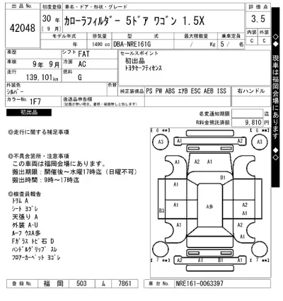Toyota Corolla Fielder