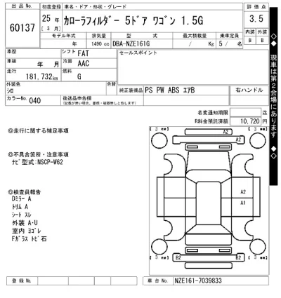 Toyota Corolla Fielder