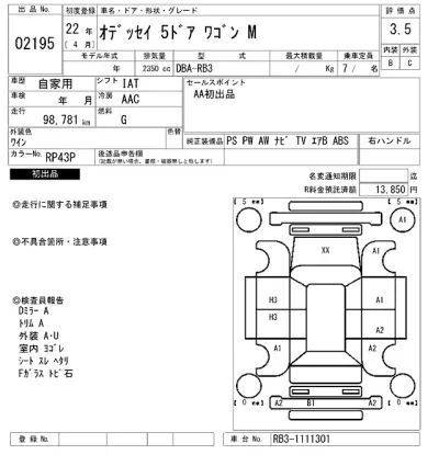 Honda ODYSSEY