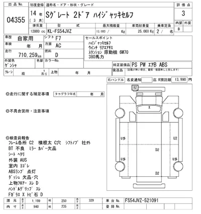 Mitsubishi FUSO SUPER GREAT