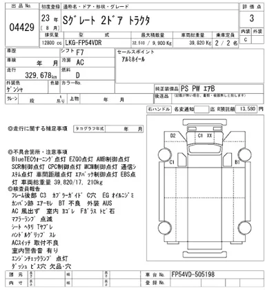 Mitsubishi FUSO SUPER GREAT