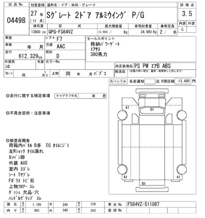 Mitsubishi FUSO SUPER GREAT