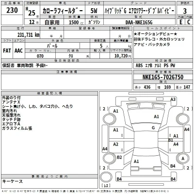Toyota Corolla Fielder
