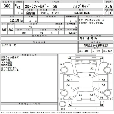 Toyota Corolla Fielder