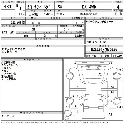 Toyota Corolla Fielder