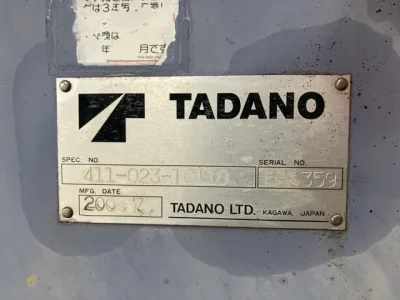 TADANO CRANE