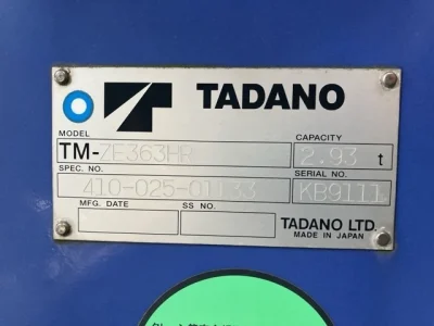 TADANO CRANE