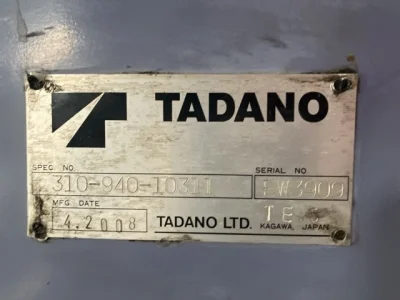 TADANO CRANE
