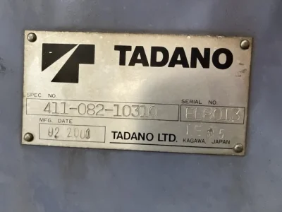 TADANO CRANE