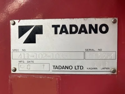 TADANO CRANE