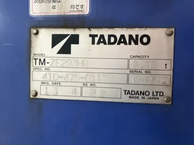 TADANO CRANE