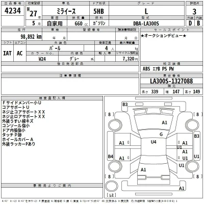 Daihatsu MIRA E S