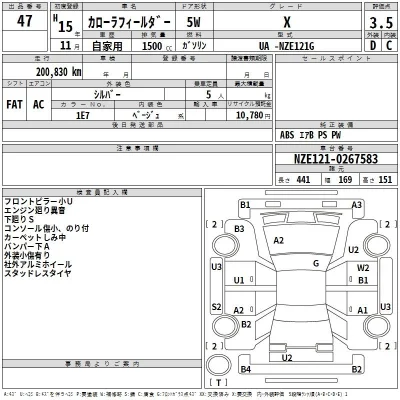 Toyota Corolla Fielder