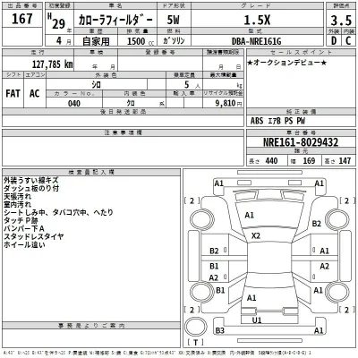 Toyota Corolla Fielder