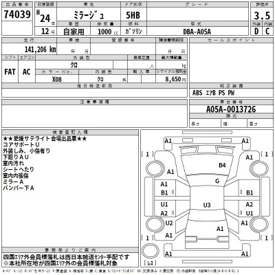 Mitsubishi MIRAGE