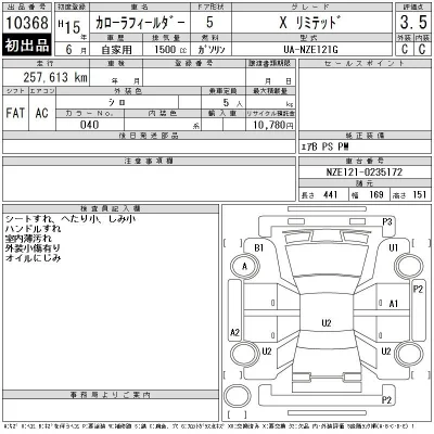 Toyota Corolla Fielder