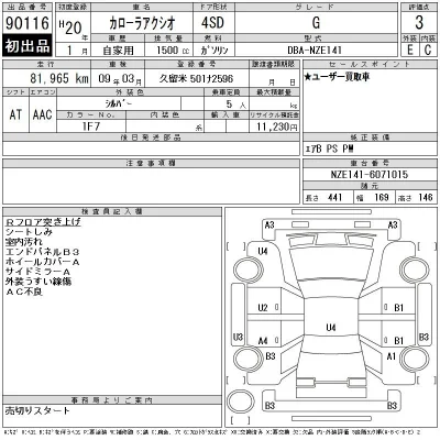 Toyota Corolla Axio