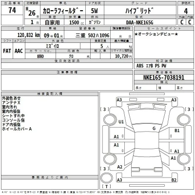 Toyota Corolla Fielder