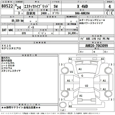 Toyota Estima Hybrid