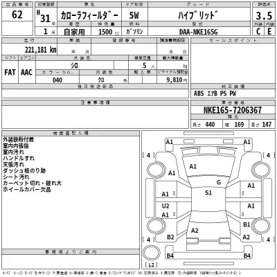 Toyota Corolla Fielder