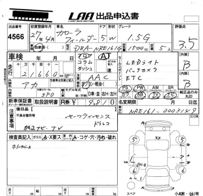 Toyota Corolla Fielder